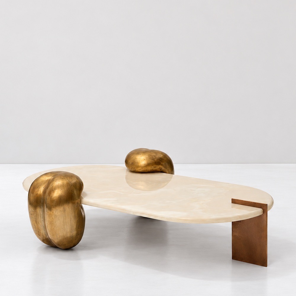 Candy Elliptical coffee table, alternate view 5 - Carlyle Collective