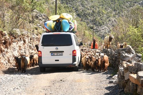 Kayaking on the Valbona River in Albania, Eggstream