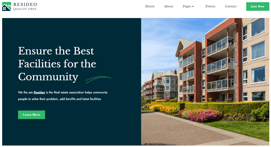 Resideo - Real Estate Website Template