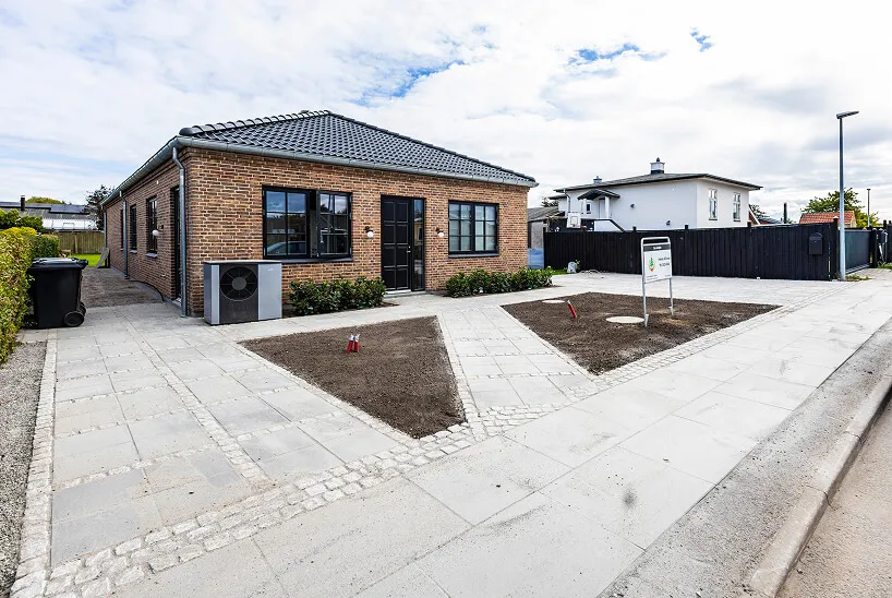 Rådhusbelægning af sten 