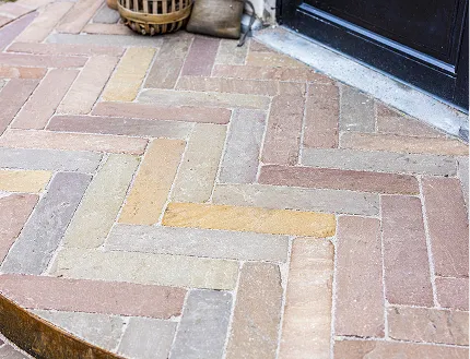 Natursten sildebensmønster