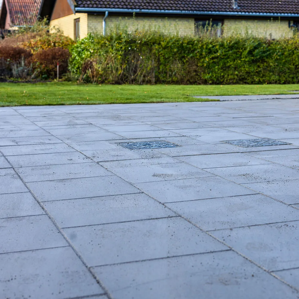 Belægning af fliserbeton