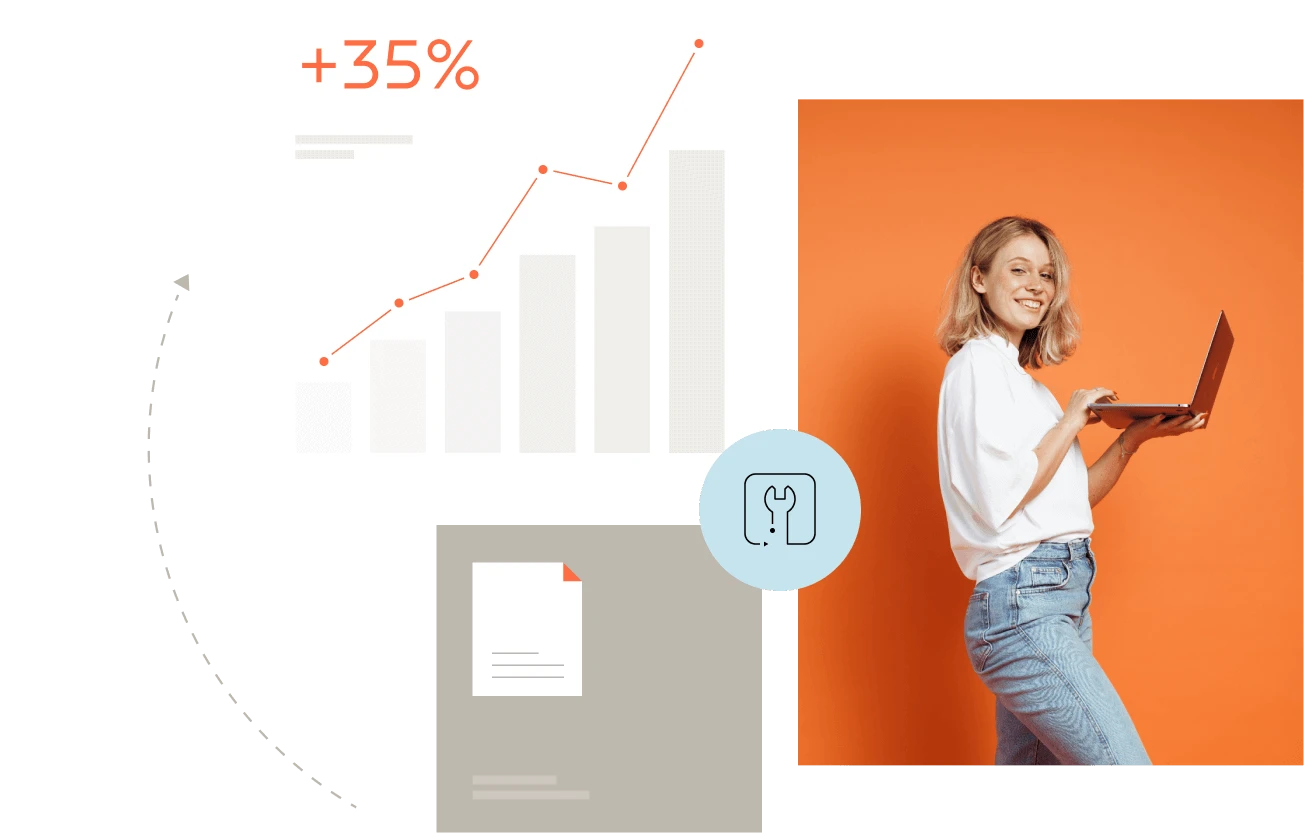 Hero service illustratoin.