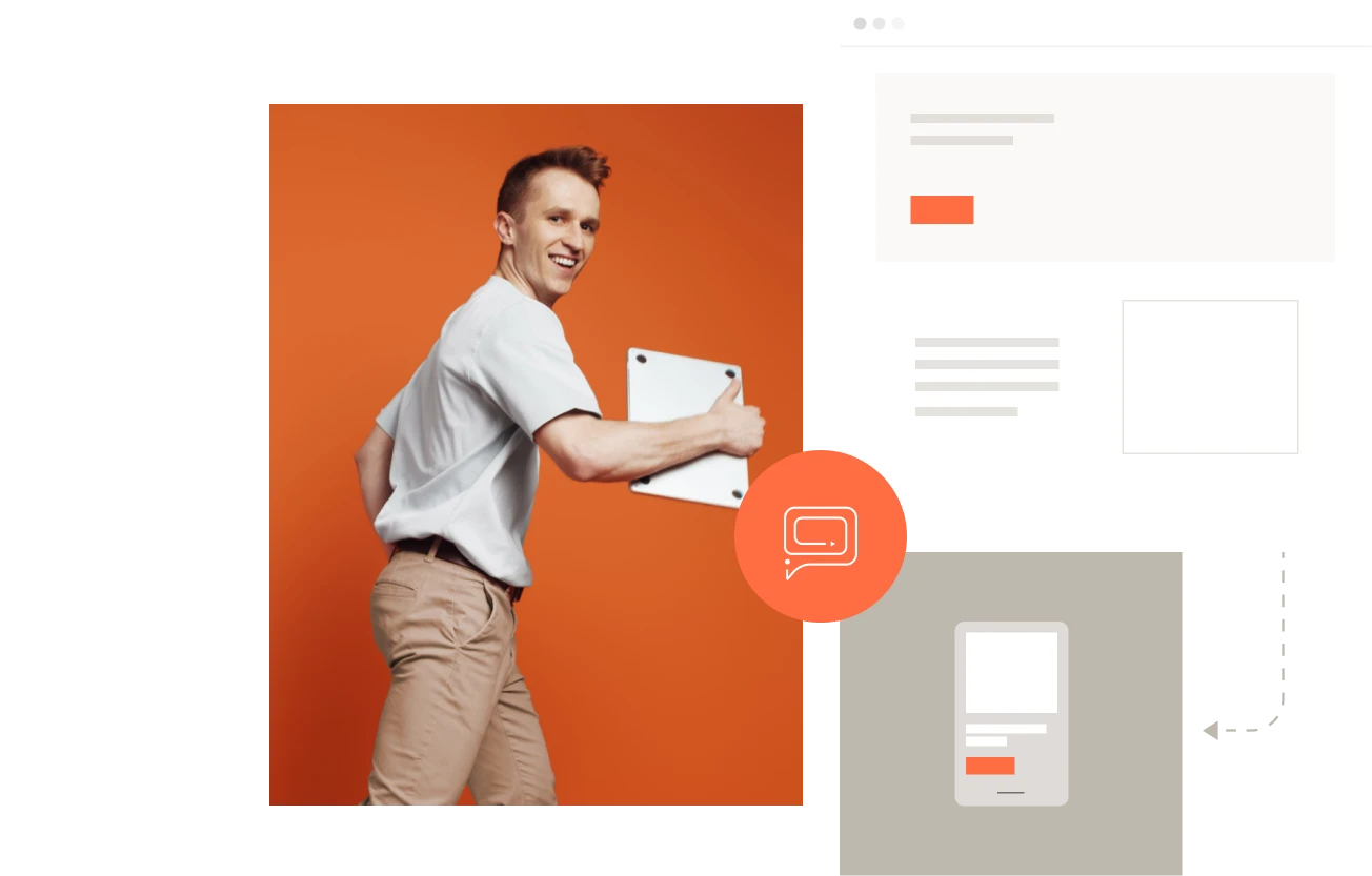 Hero service illustratoin.