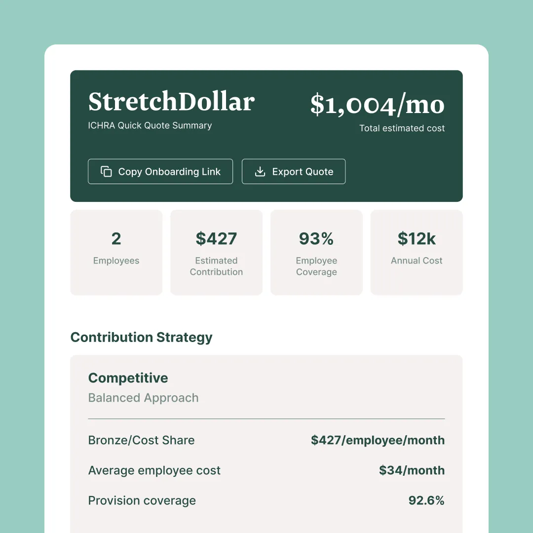 StretchDollar's Contribution Strategy UI showcase