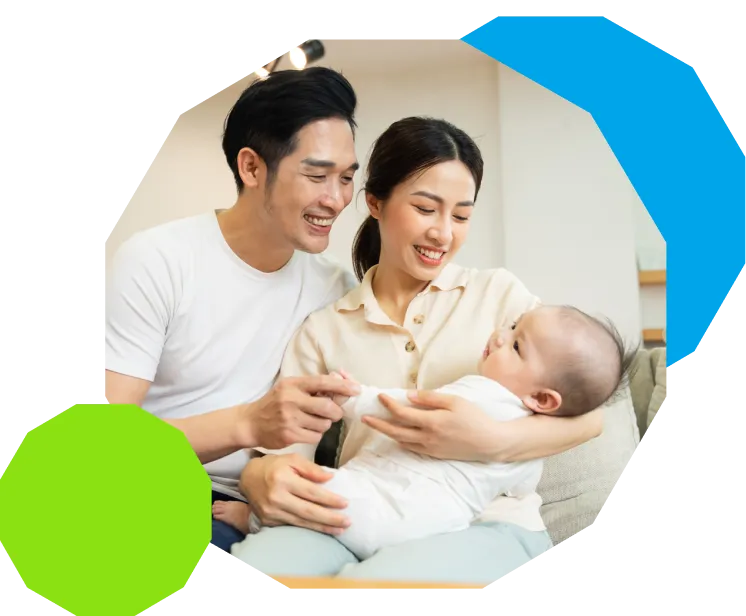 A Filipino family enjoying quality time at home, made possible by the savings and comfort of switching to solar.