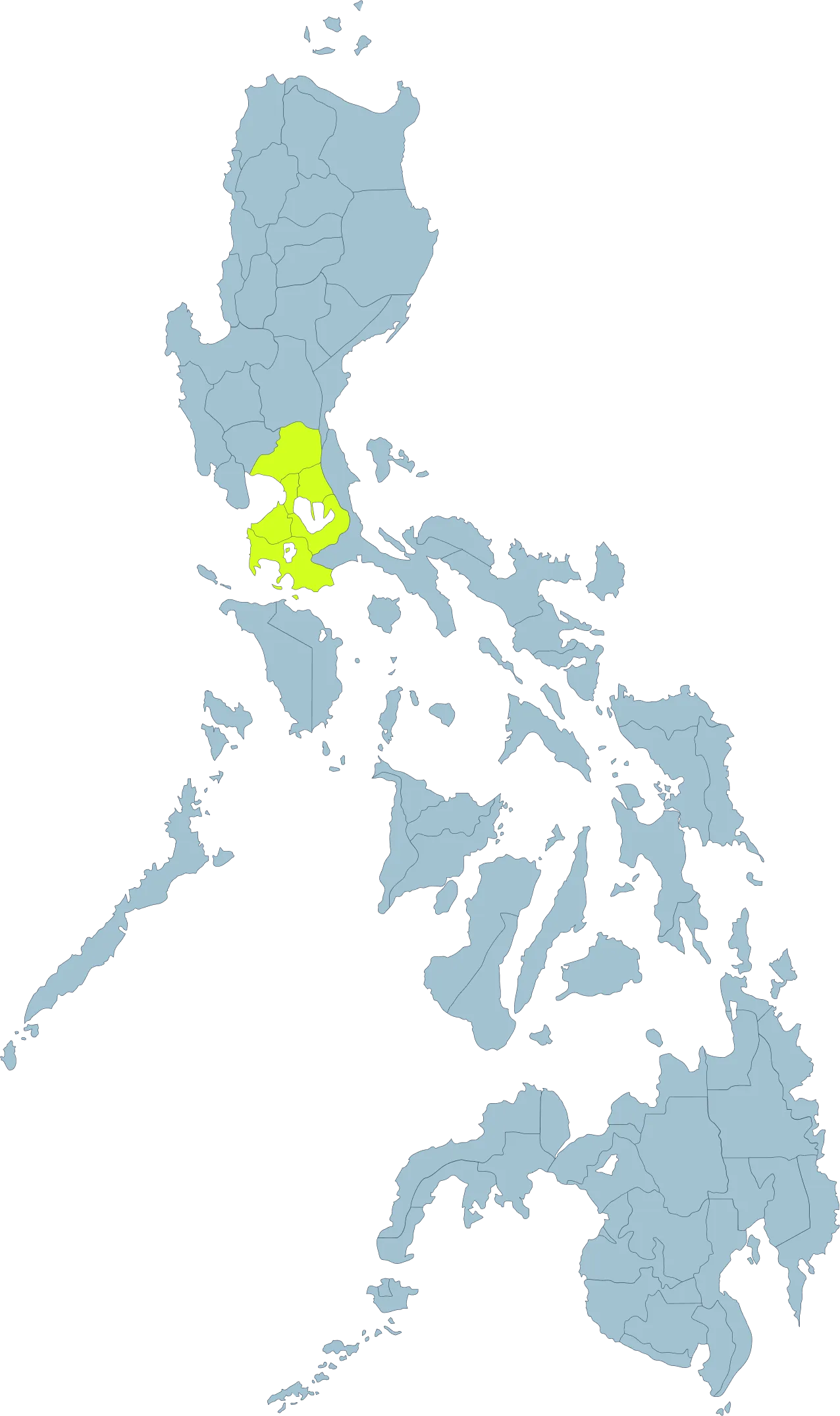 Map of Solviva service coverage areas in the Philippines
