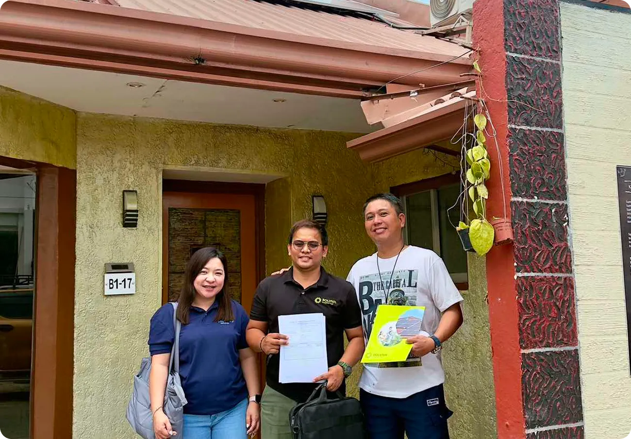 Solviva solar consultation with customer