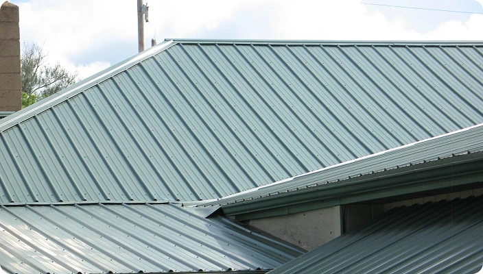 Metal roof ready for solar panels