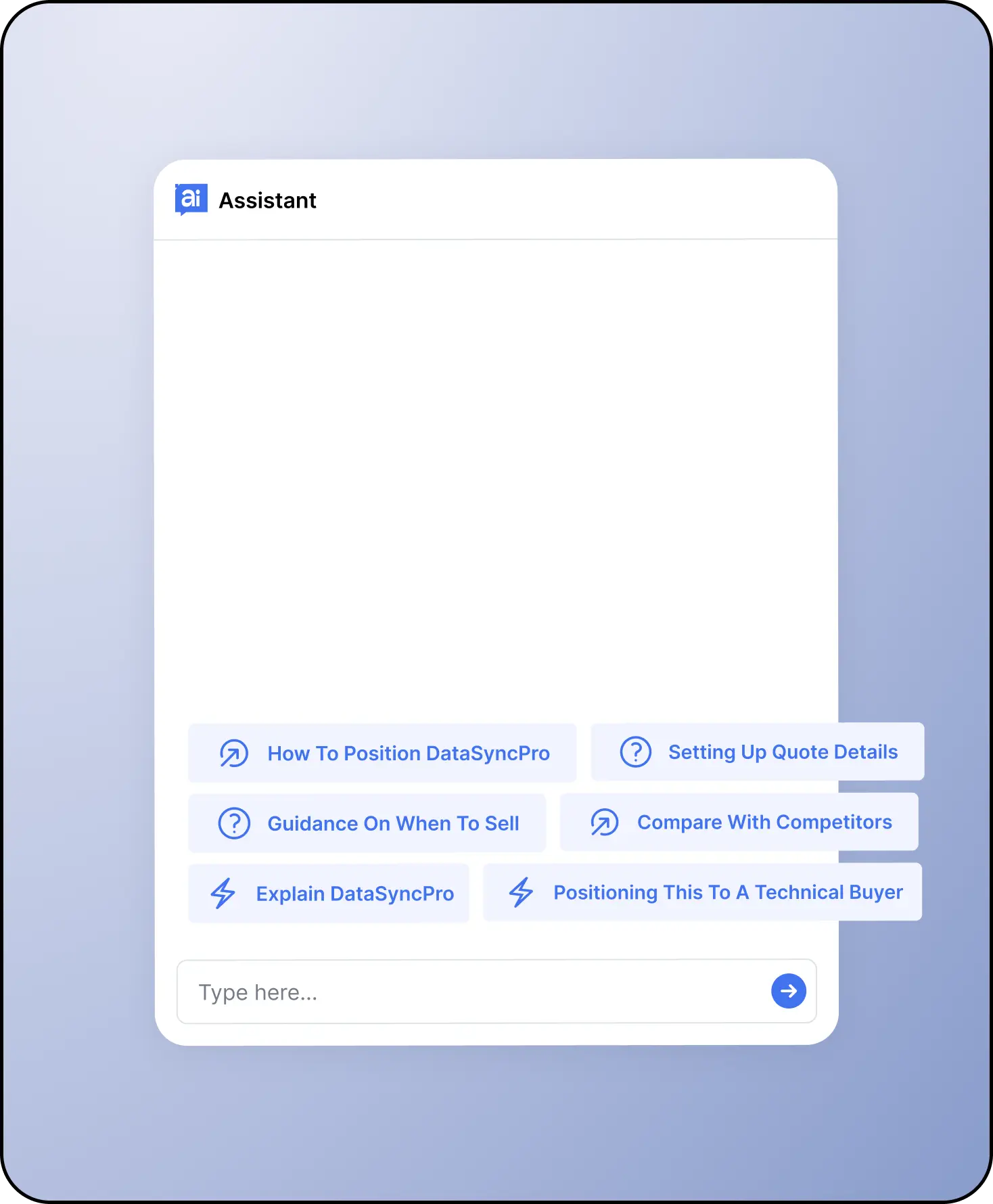 AI-first sidebar