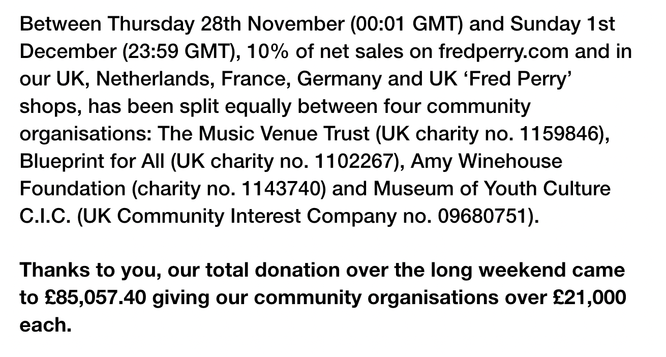 Revealing donations to ensure transparency while running BFCM campaigns