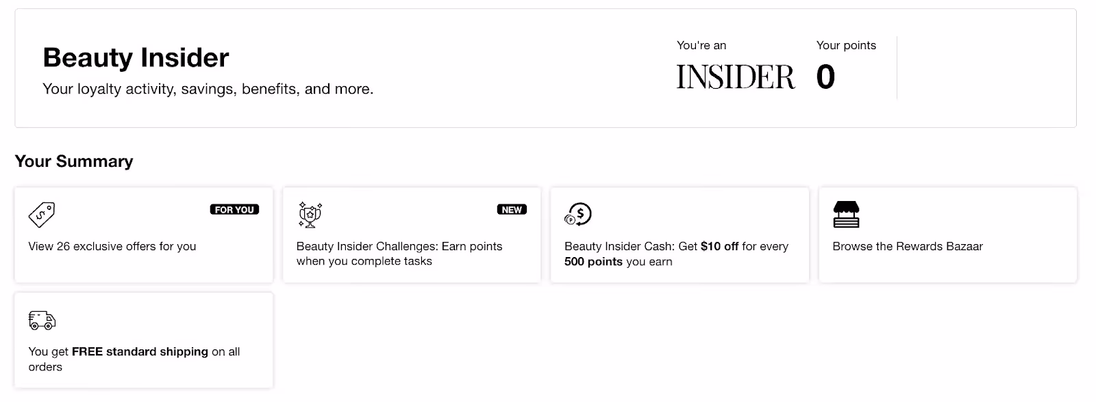 Loyalty programs Sephora Beauty Insider