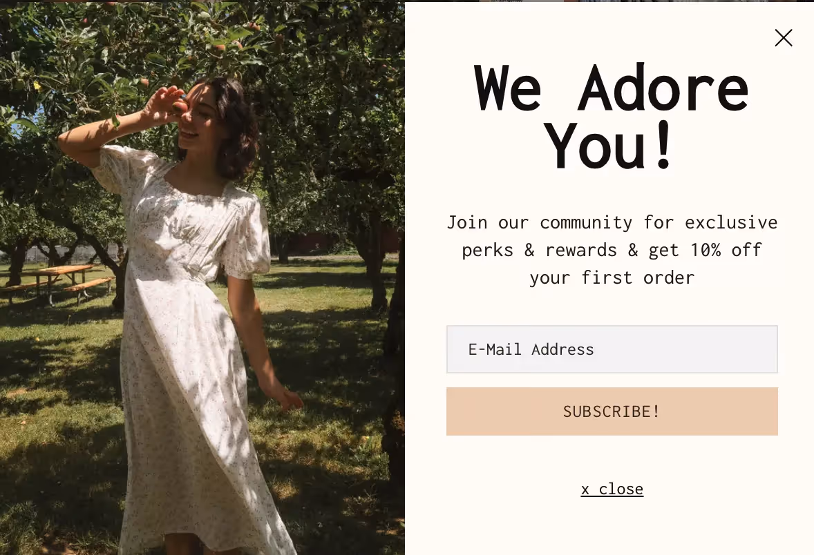 pop-up ecommerce strategy