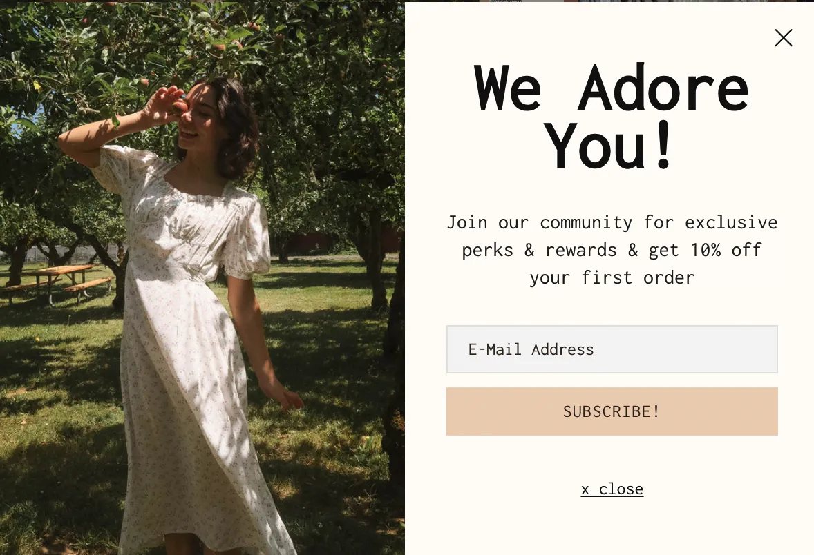 pop-up ecommerce strategy