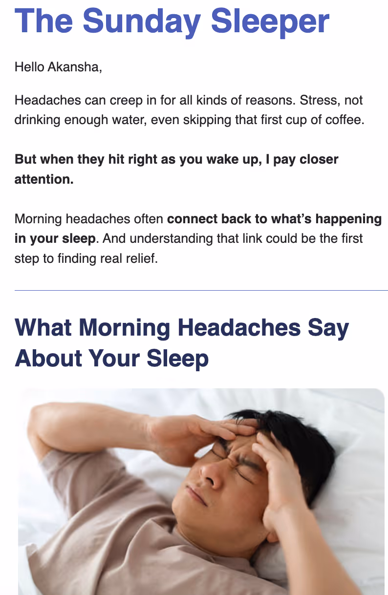 newsletter writing example