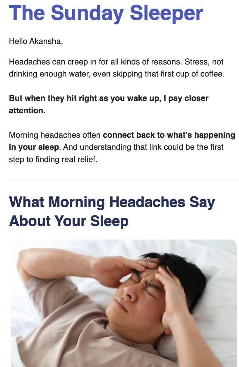 newsletter writing example