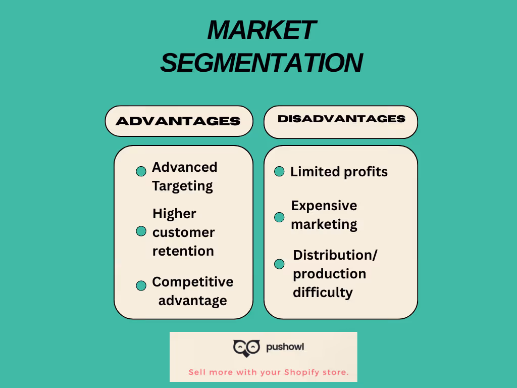 benefits of market segmentation and advantages, disadvantages