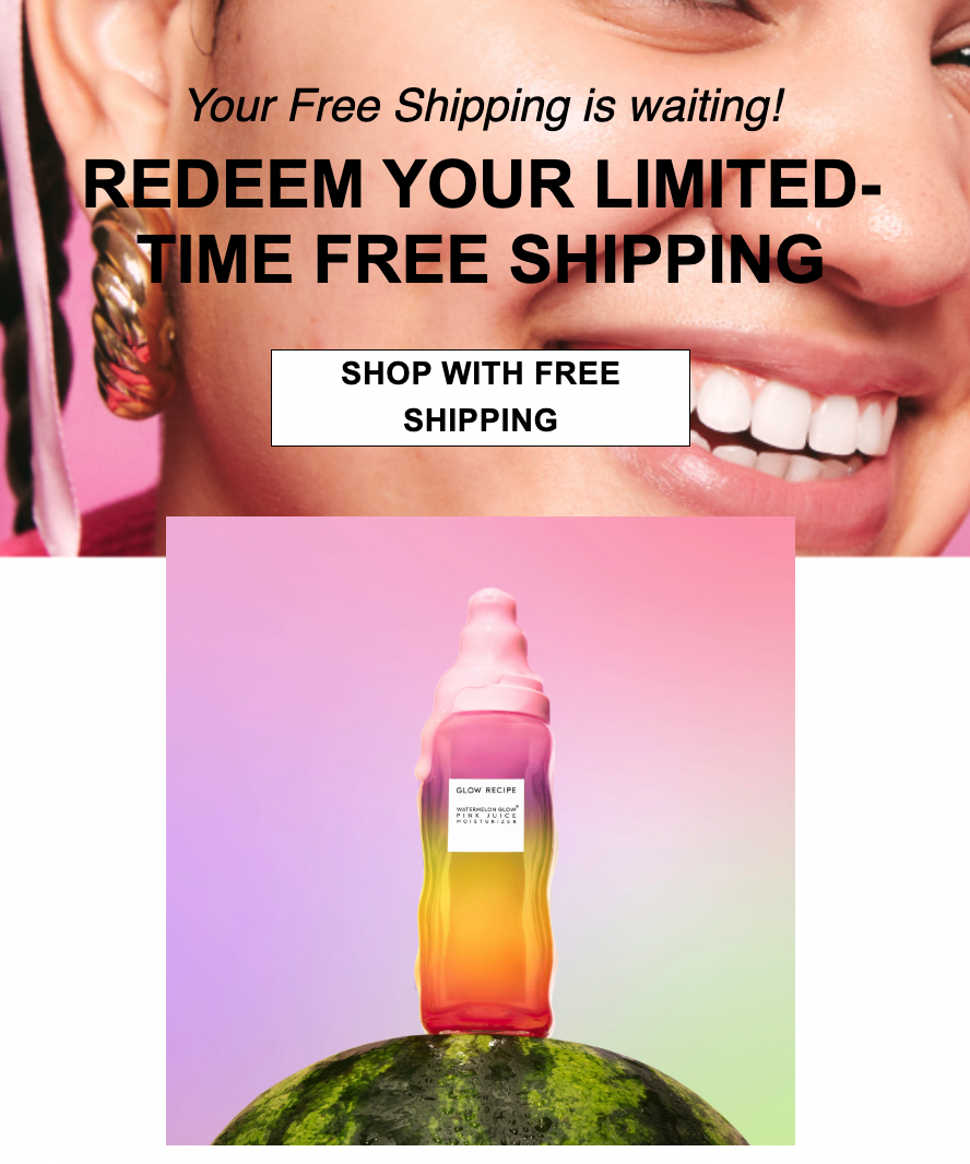 cart abandonment email by Glow Recipe