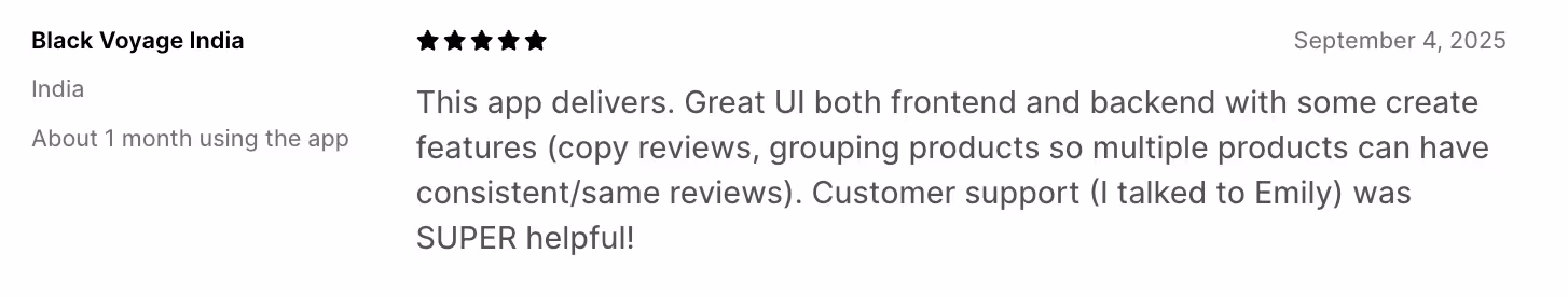 LAI Product Reviews app