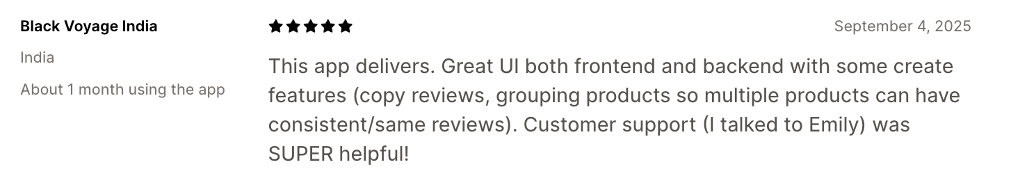 LAI Product Reviews app