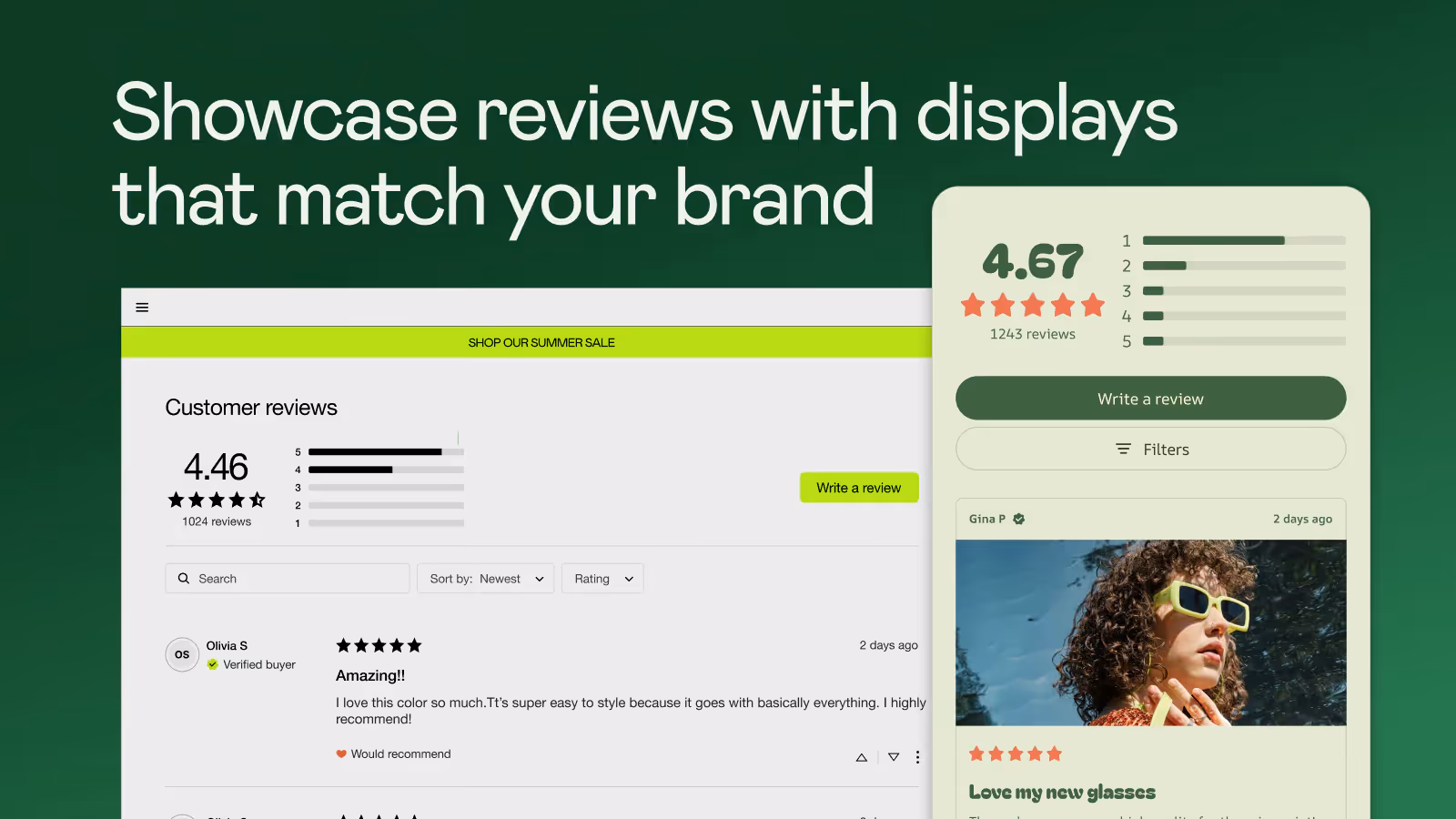 Junip, a mobile-first review app