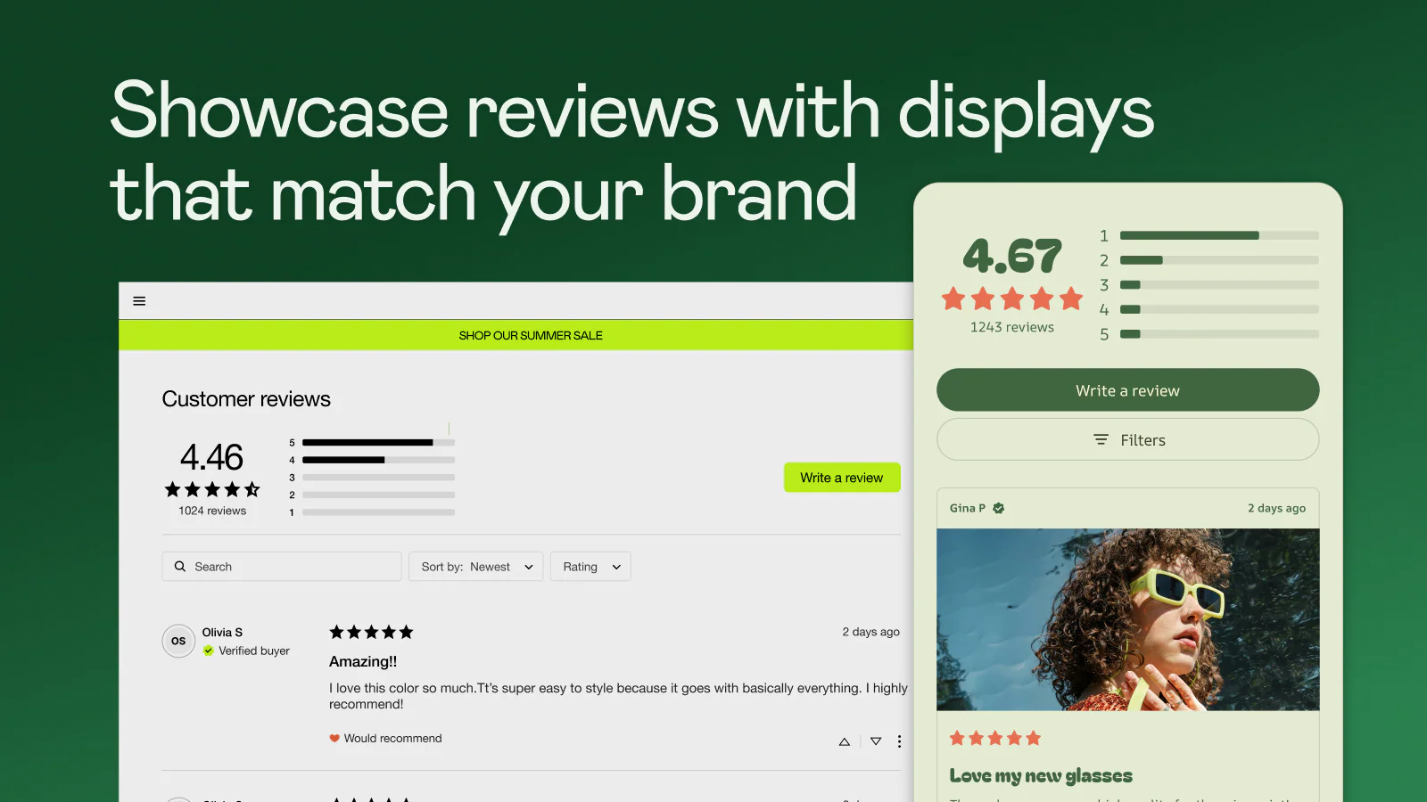 Junip, a mobile-first review app