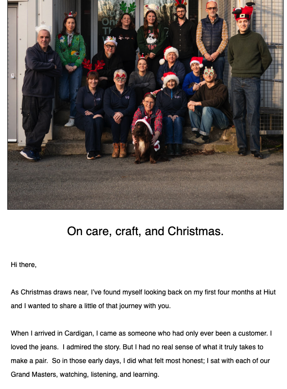 Shopify email flows setup: founder content