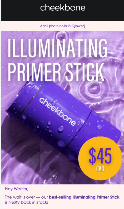 back-in-stock notifications