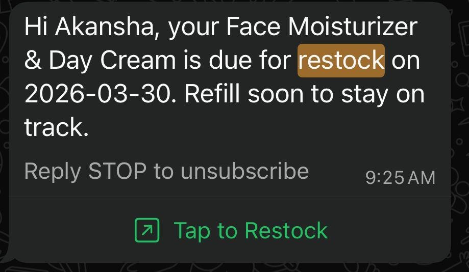 Customer journey phases: replenishment campaigns