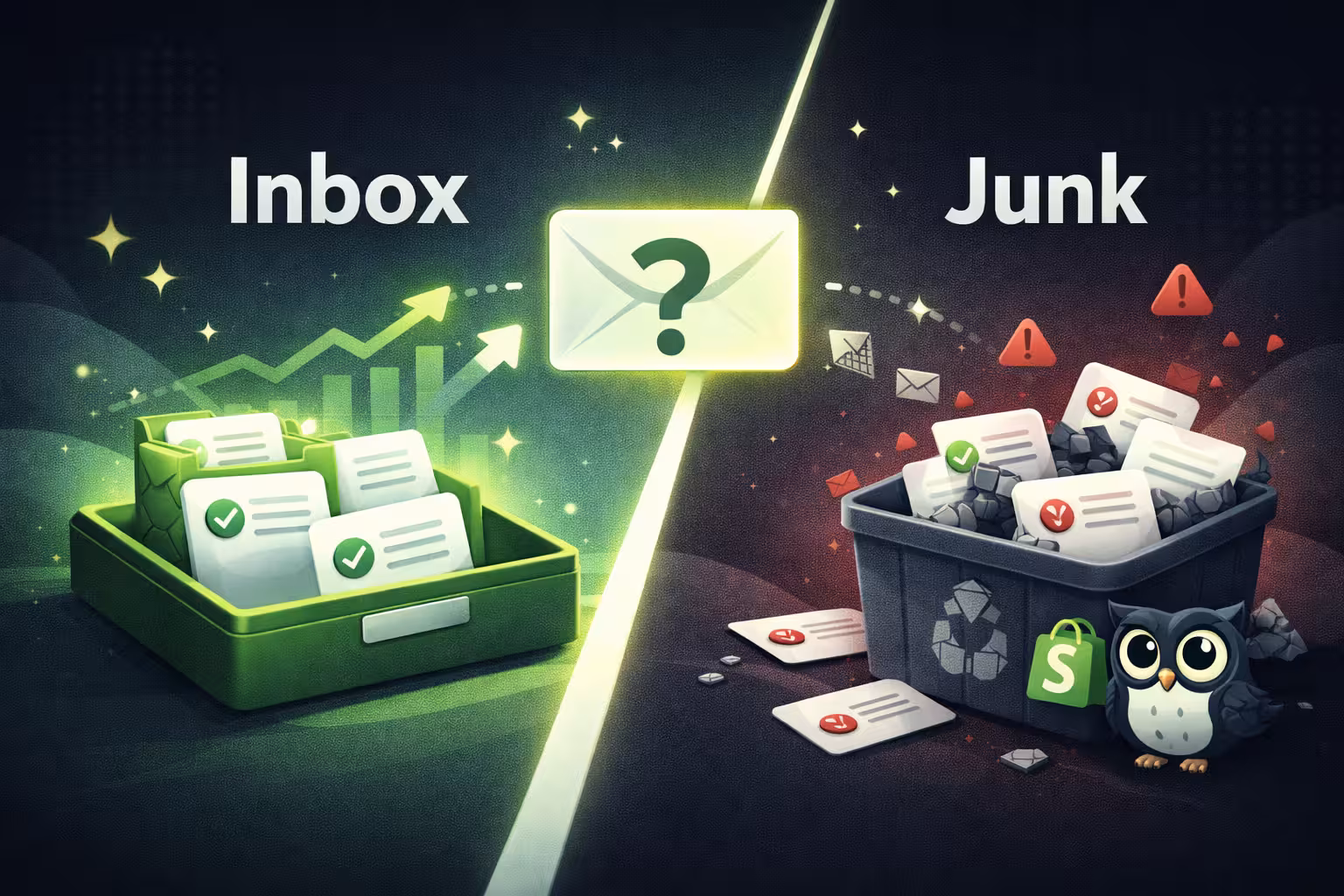 why emails go to the junk folder