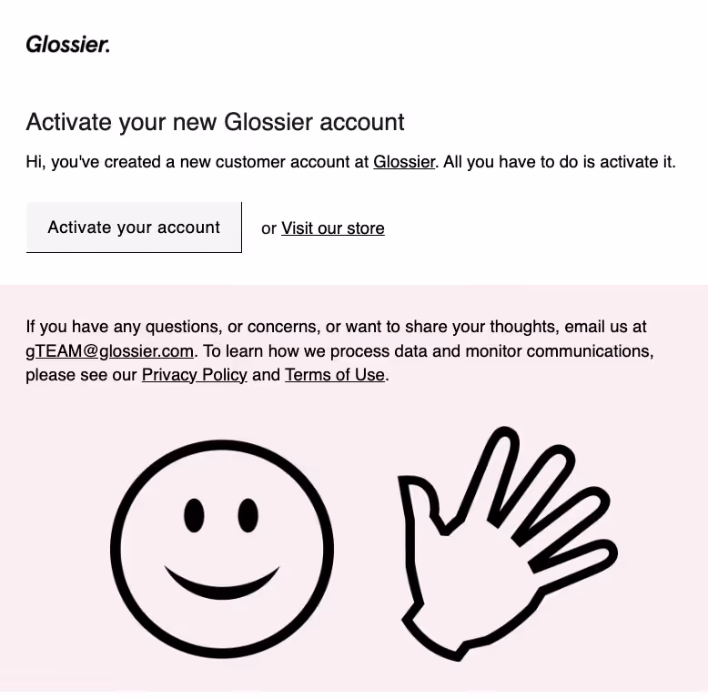 shopify account activation email