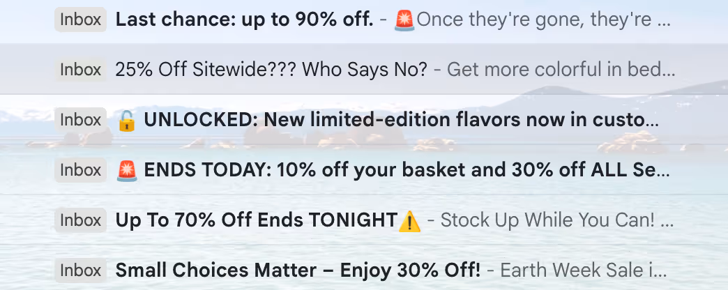 Shopify discount emails