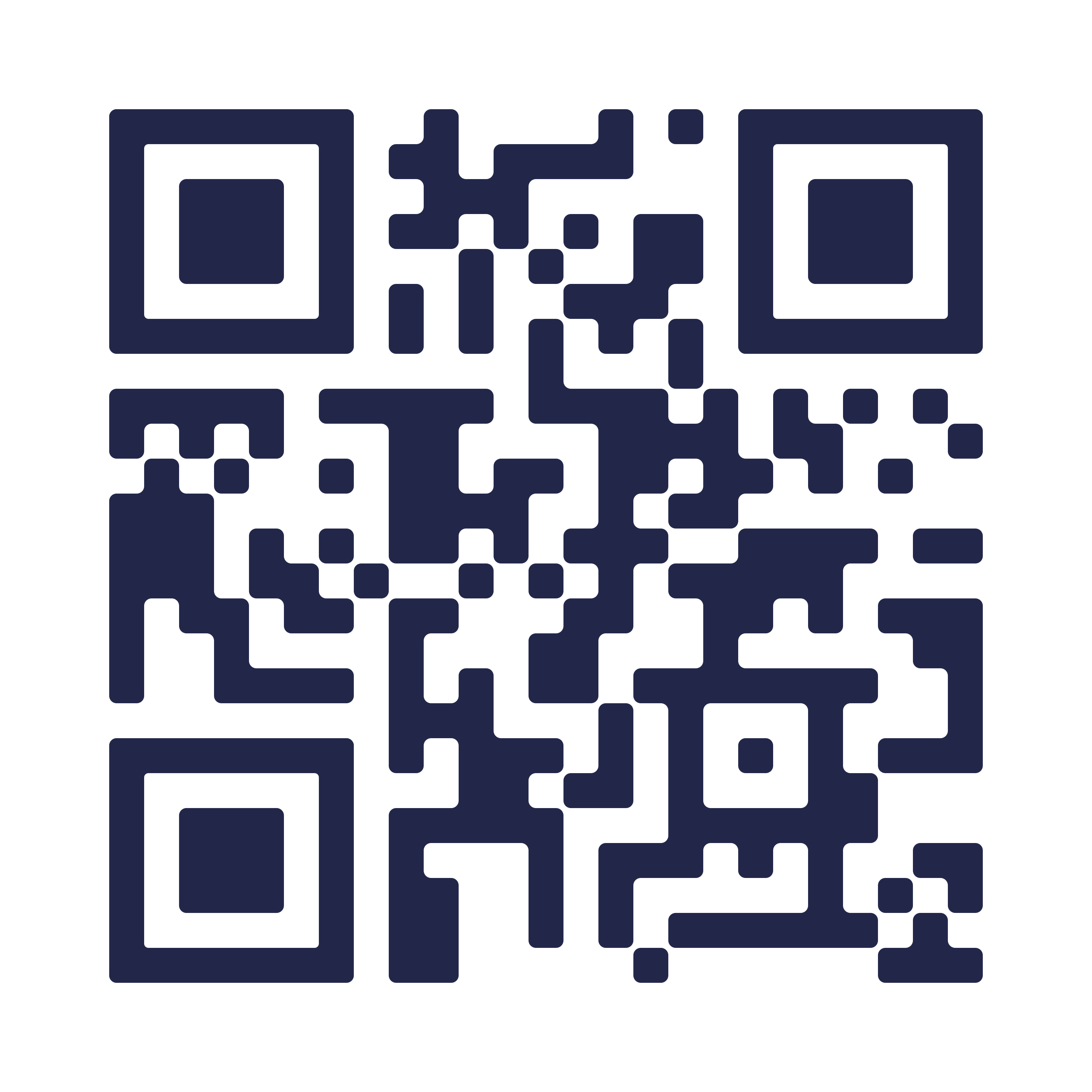 Black and white QR code on a transparent background.