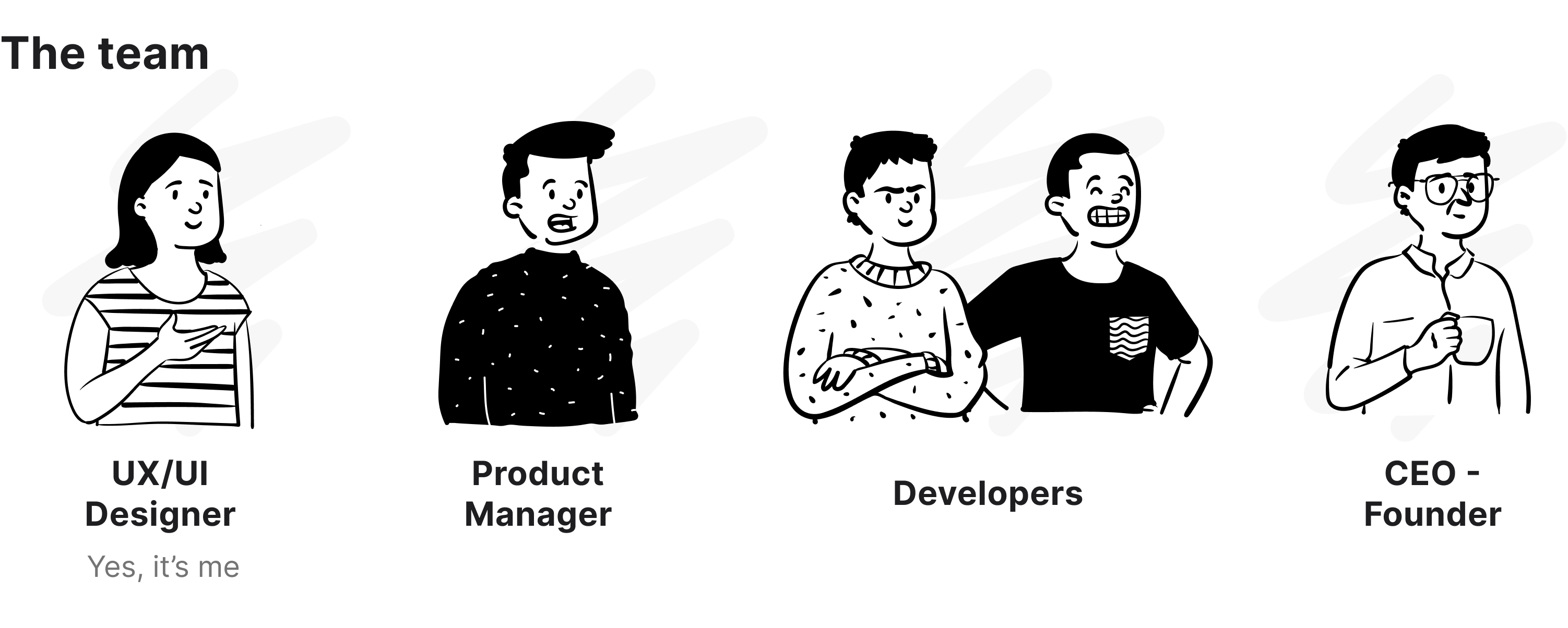 The team worked with me in this project