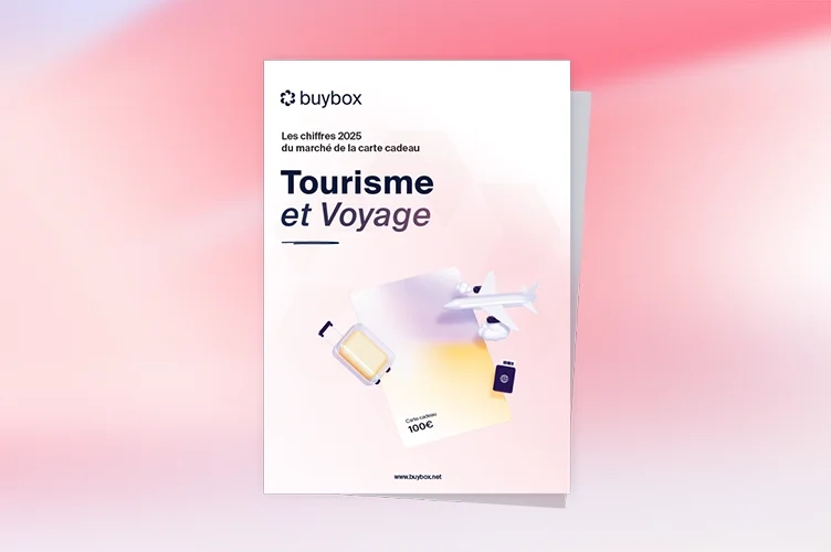 Couverture du rapport sur les chiffres de la carte cadeau dans le secteur du tourisme et des voyages