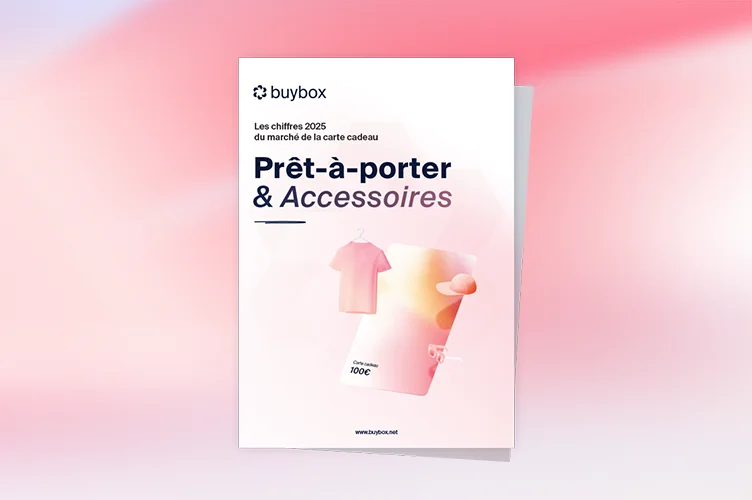Couverture du rapport sur les chiffres de la carte cadeau sur le secteur du prêt-à-porter et accessoires
