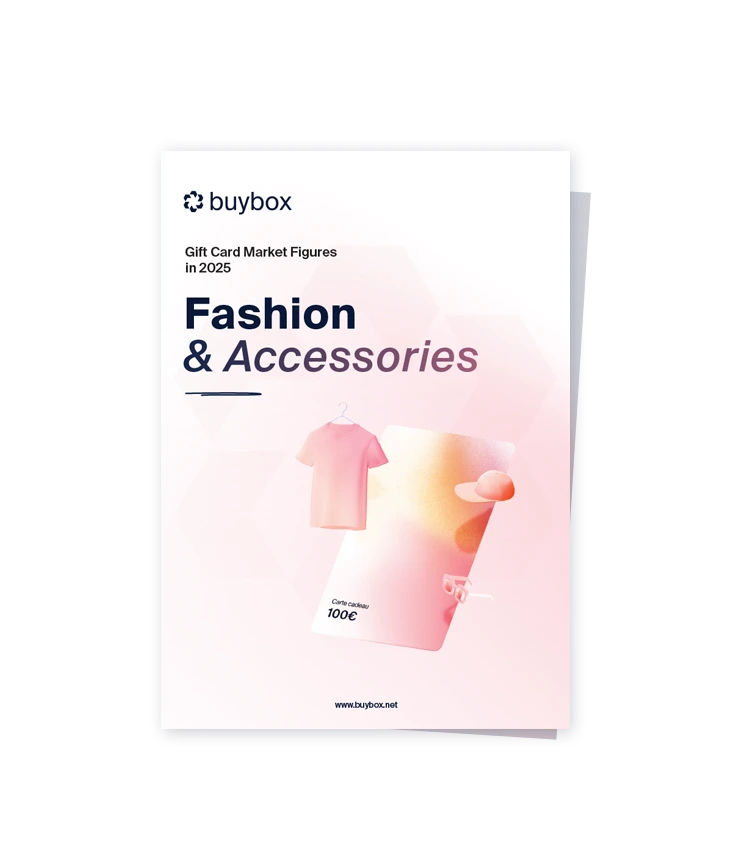 Gift card market figures Fashion Accessories industry