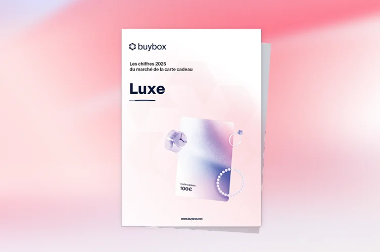 Couverture du rapport sur les chiffres de la carte cadeau sur le secteur du luxe