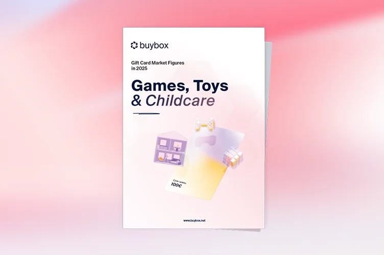 Gift card market figures Toys Games Childcare industry