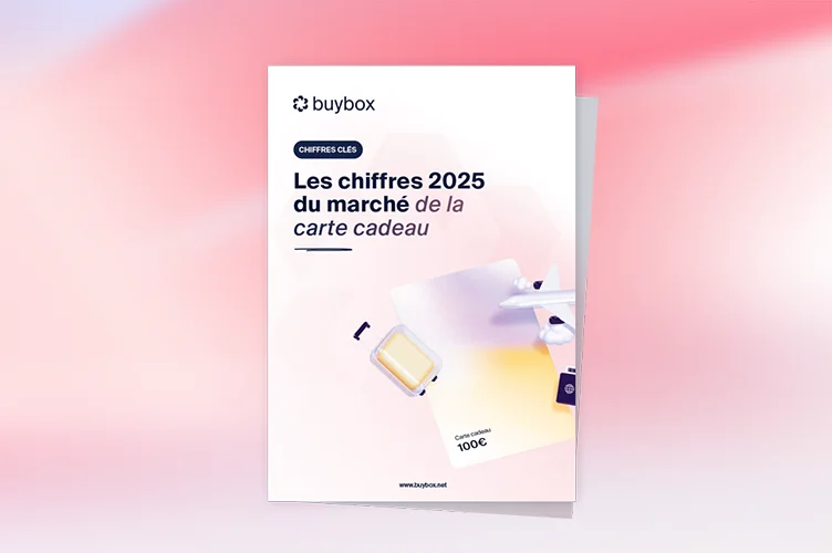 Couverture rapport marche de la carte cadeau 