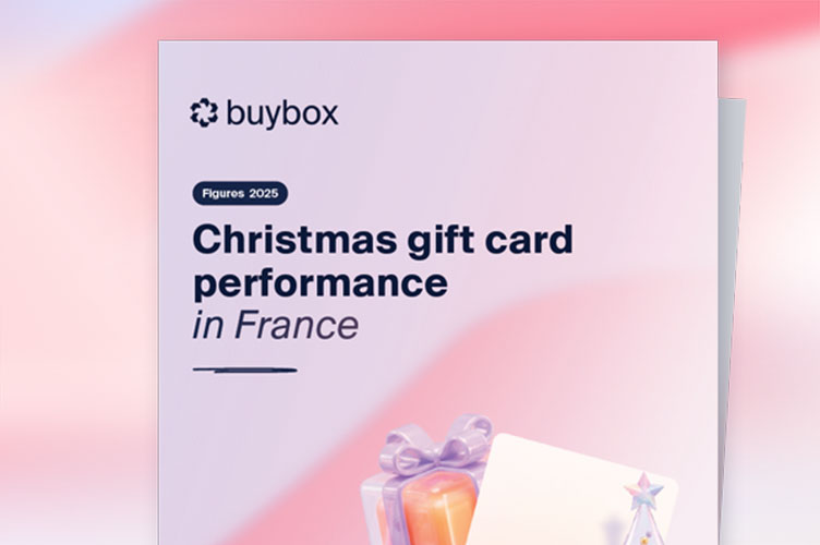 performance gift card market France Christmas