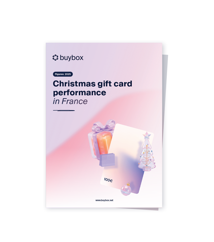 performance gift card market France Christmas