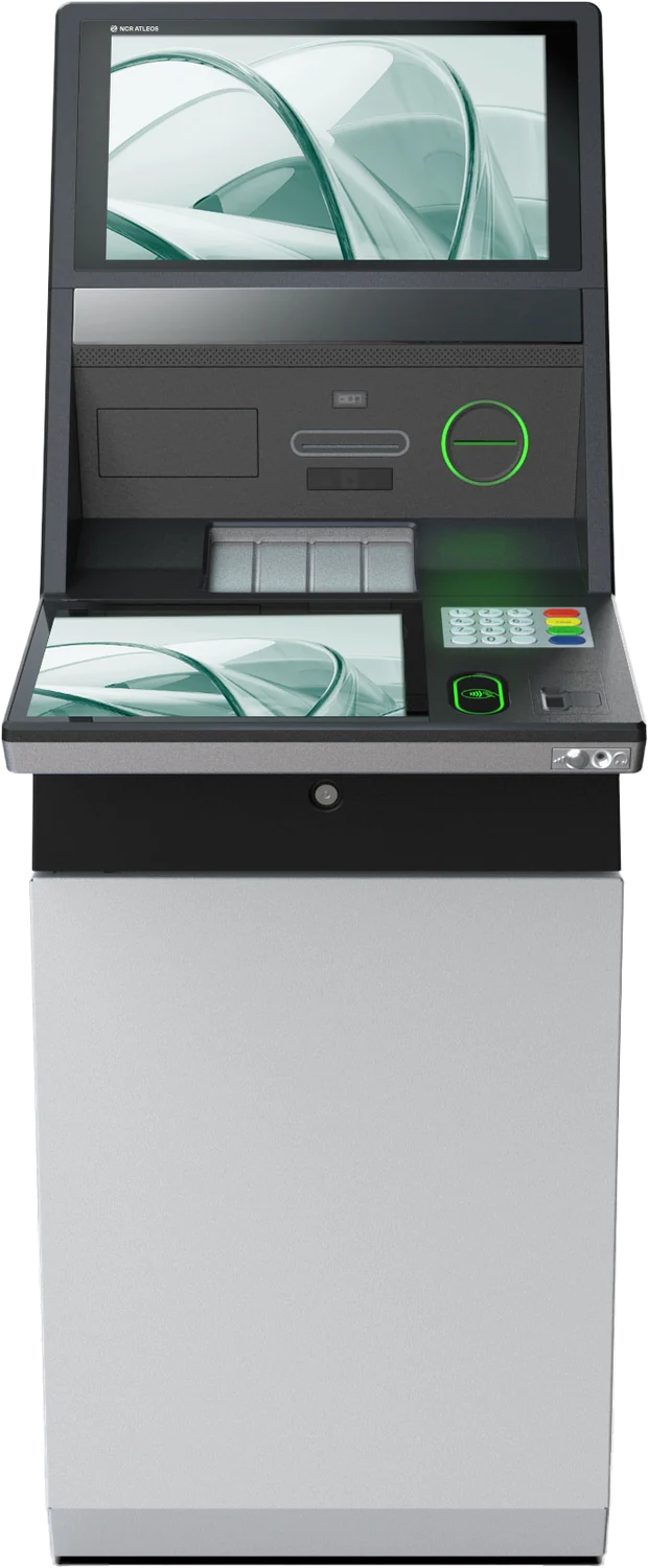 NCR SelfServ 62 cash deposit ATM, front view