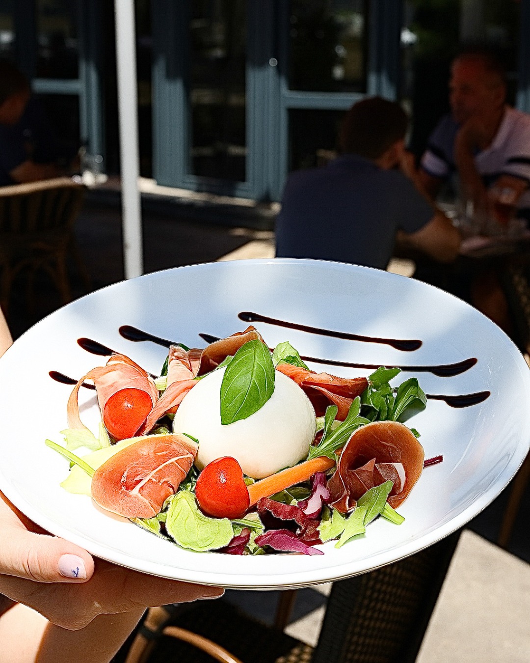 Salade burrata restaurant gonzague