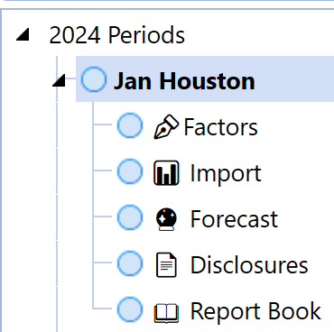 OneStream Workflow steps. Import Forms and adjustments with custom images.