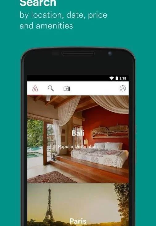 ux aplicativo airbn
