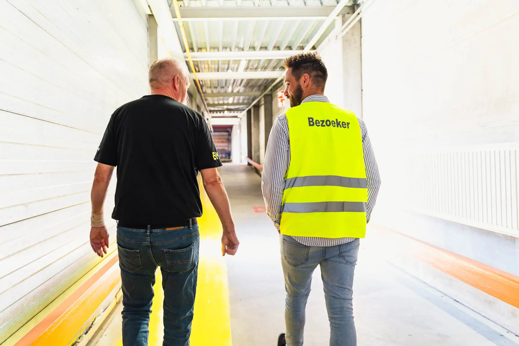 Arbodienst in Brabant bezoeker op bedrijfsbezoek