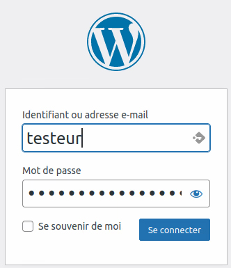 installation wordpress