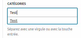 Création de page de catégorie wordpress