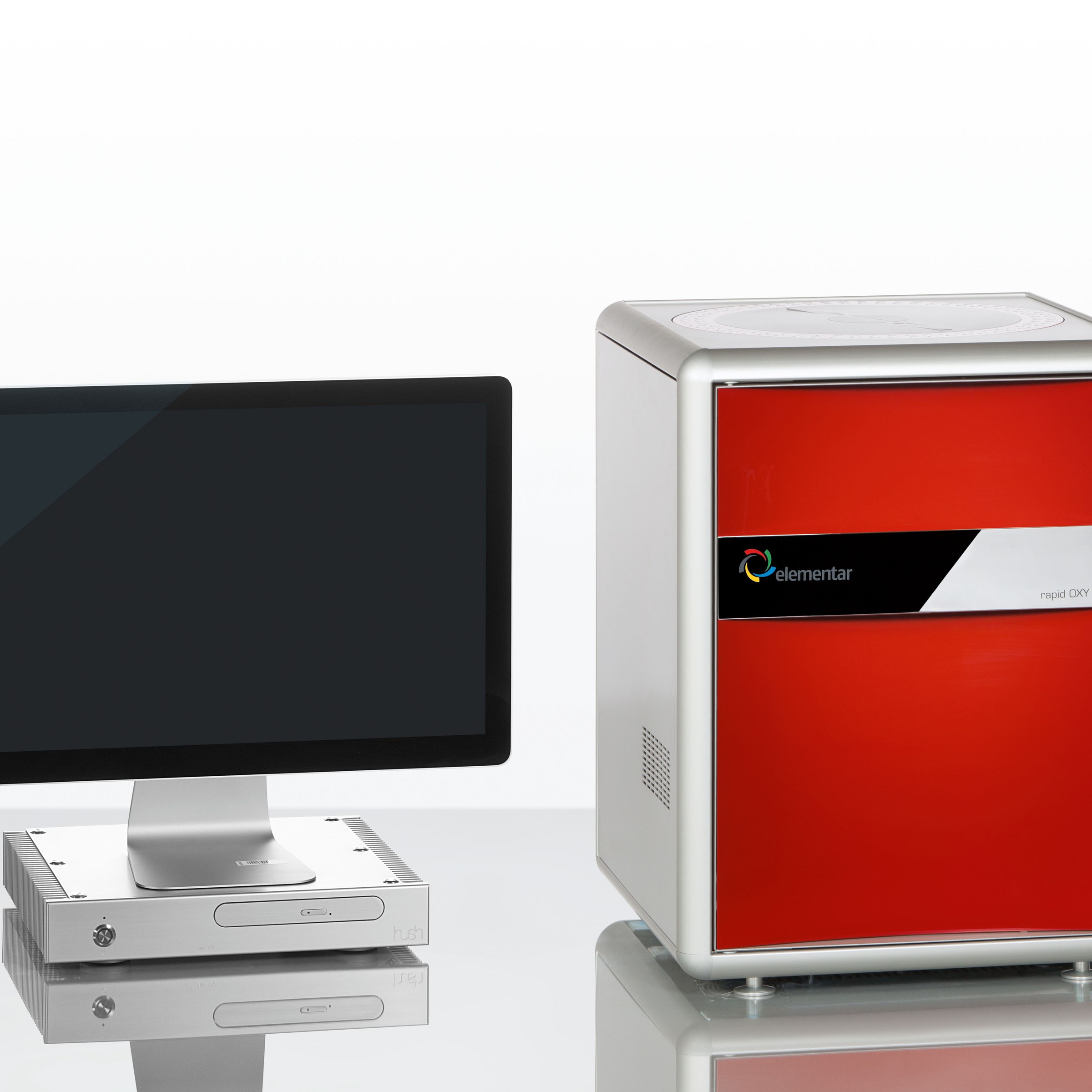 Elementar rapid OXY cube ve kontrol bilgisayarı